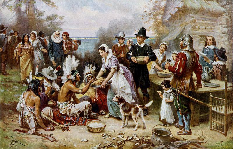 Jean Leon Gerome Ferris The First Thanksgiving